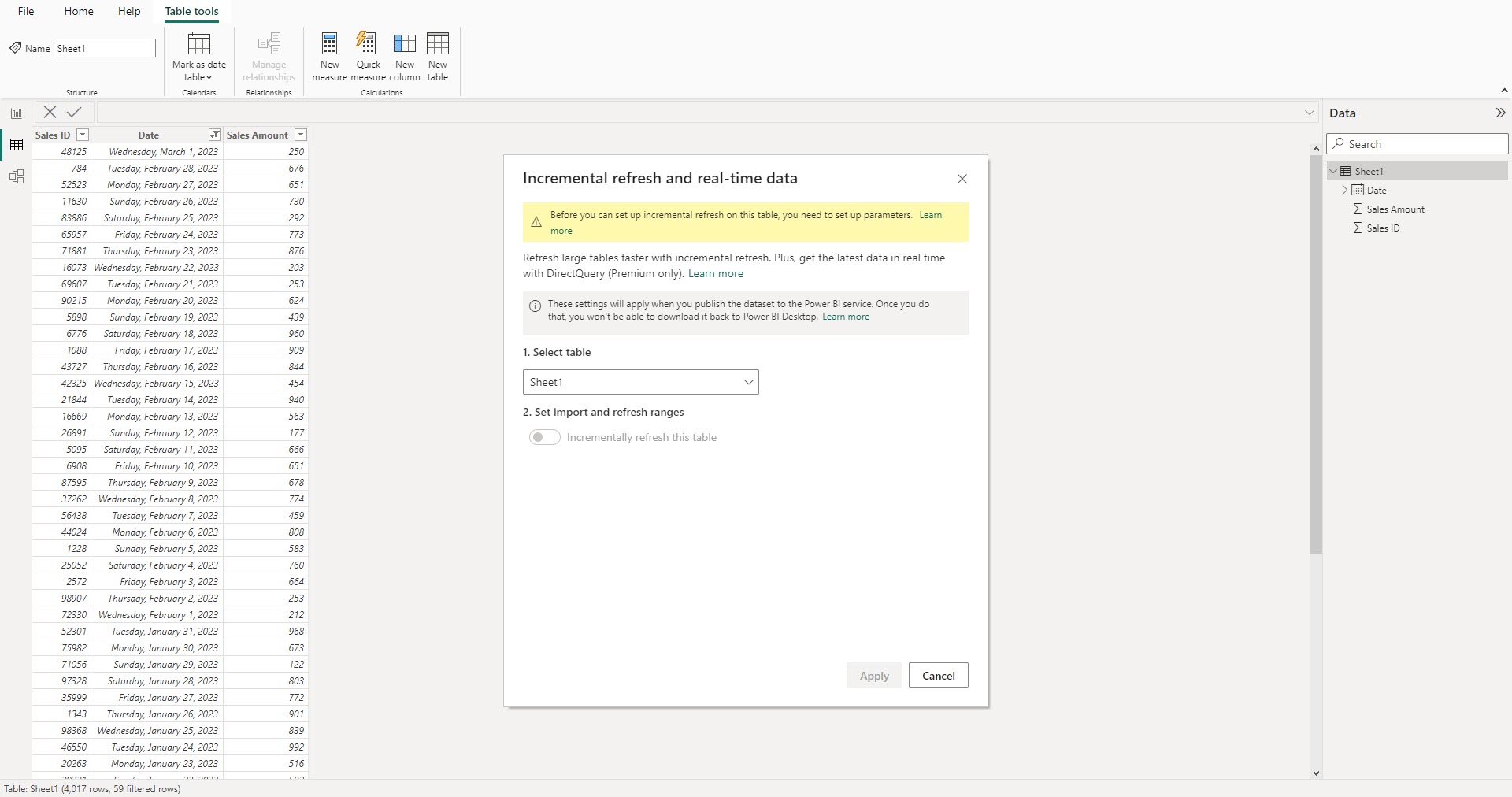 What is incremental refresh in Power BI